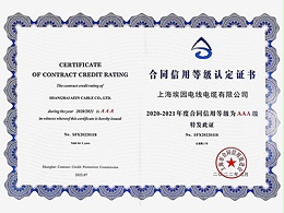 热烈祝贺上海埃因 再次荣获“上海市守合同重信用企业”