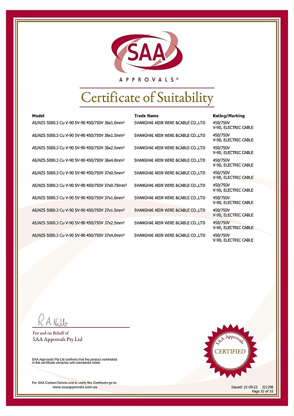 澳标认证Certificate 221296_31