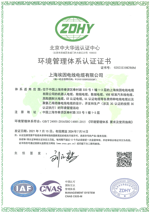 ISO9001 三体系证书—上海埃因电线电缆有限公司_02