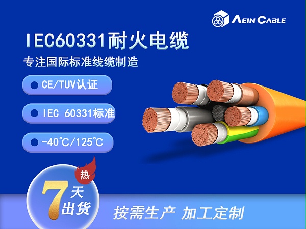 IEC 60331 0.6/1KV欧标耐火电缆