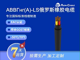 АВВГнг(A)-LS EAC认证耐低温橡胶电缆
